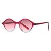 Cross-Border European and American Narrow Diamond-Shaped Sunglasses for Men Trendy Street Photography Modern Charming Retro Su