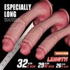 Liquid Silicone Lifelike Penis for G Spot & Anal Play Thick Soft Silicone Dildo Sex Toy with Strong Suction Cup, Hands-Free Adult Sex Toy