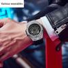 Herren Diamant Set Geometrisches Zifferblatt Leuchtend Wasserdicht Herren Kreative Quarz Uhr