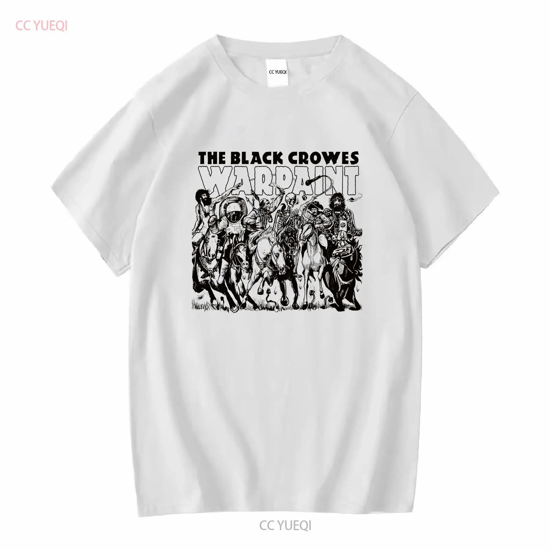 T-shirt Black Crowes Warpaint en coton pour hommes, toutes tailles S 5XL, 18 couleurs, affiche de groupe, couverture d album, manches longues ou court S