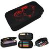 Skull Revolves Around Red Lightning Pencil Case for Students Gifts Pen Box Pencil Bag Stationery Supplies Pen Holder Bag