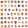 50 New Smilling Critters Graffiti Stickers Decorate Notebook Suitcase Stickers