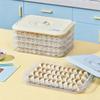 Stackable Wonton Storage Box Multi-Layer Frozen Dumpling Storage Box  Refrigerator