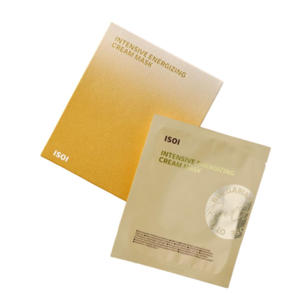 

isoi Intensive Energizing Cream Mask 20ml x 4ea - Core Elasticity & Anti-Aging Premium Sheet Mask