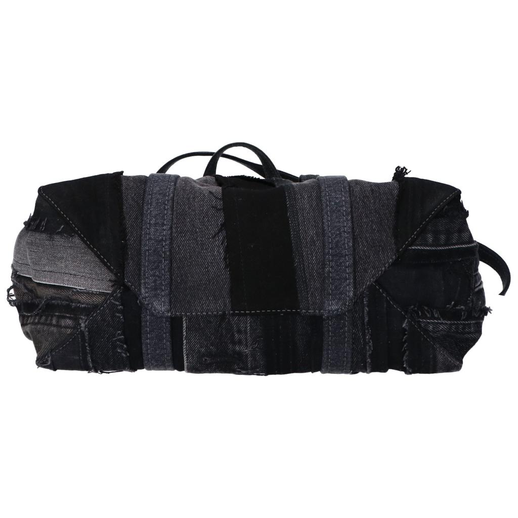 BALENCIAGA [Excellent Condition] 671409 Barbes Medium Denim 2-Way Tote Bag Black seriesUsed
