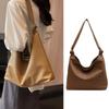 Large Capacity Handbag for Women PU Leather Tote Bag Solid Color Shoulder Bag Fashion Crossbody Bag Summer Shopping Bag