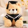 Cute Bachelor Bear Plush Toy 23/28cm Bear Animal Doll  Graduation Season