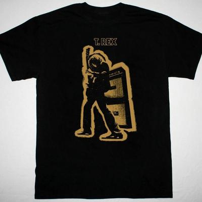 Vintage T. Rex Rock Herren T-Shirt Schwarz Unisex Alle Größen S bis 5XL Unisex T-Shirt