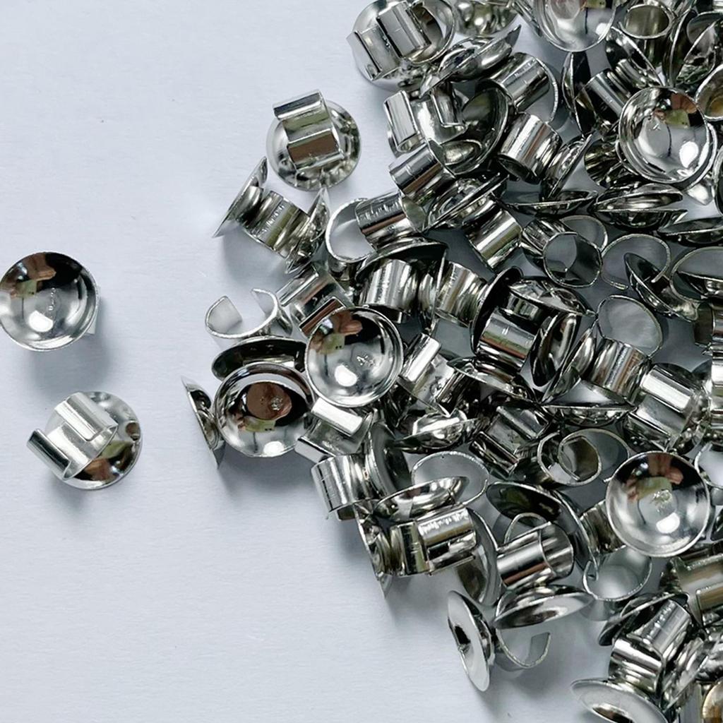 100Pcs Hair Clip Base Handmade Hairpin Findings Accessories Holder for Elastic Band Rope