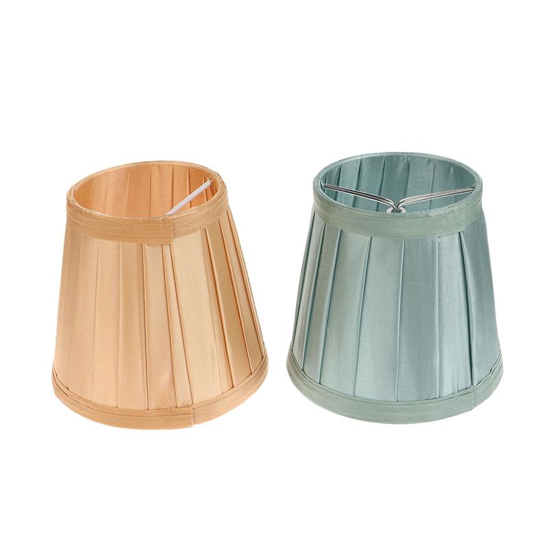 Dia 12Cm Modern Style Chandelier Fabric Lamp Shade Clip On Mini Wall Lamp Shade Hotel Bedroom Bedside Floor Lamp Shell Cover