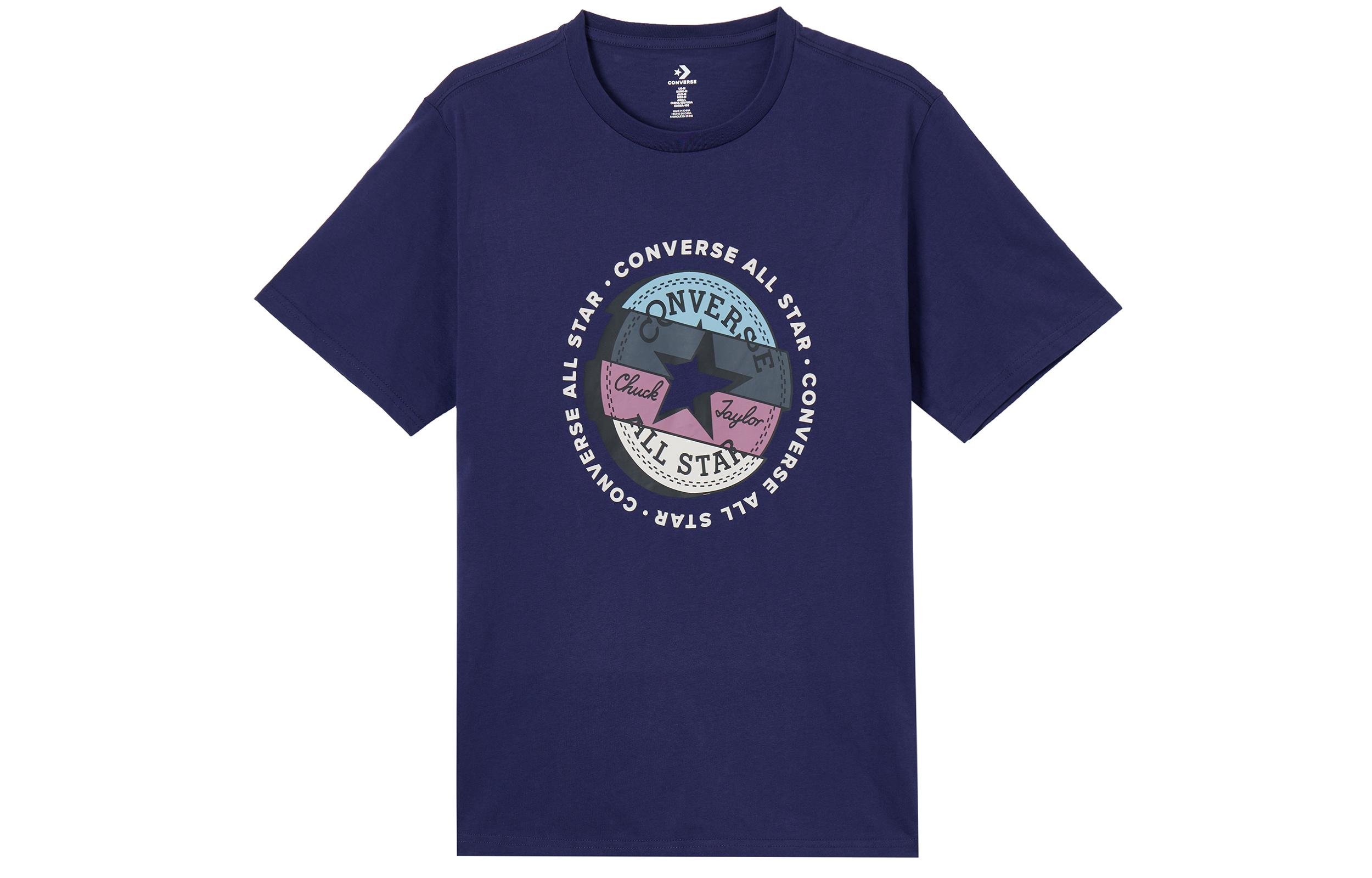 Converse Chucks Beyond T Shirt Men s Marine Blue 10026549-A03 S