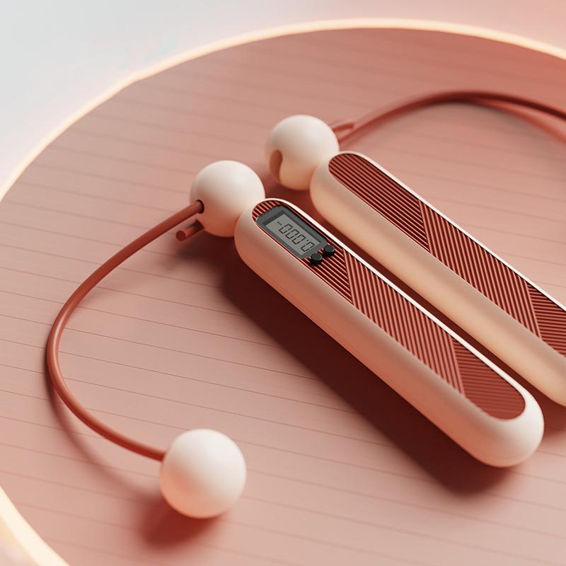 New Jump Rope Ropeless Ball Electronic Counting Jumping Rope Exercise Skipping Rope for Home Gym Workout Fitness Equipment