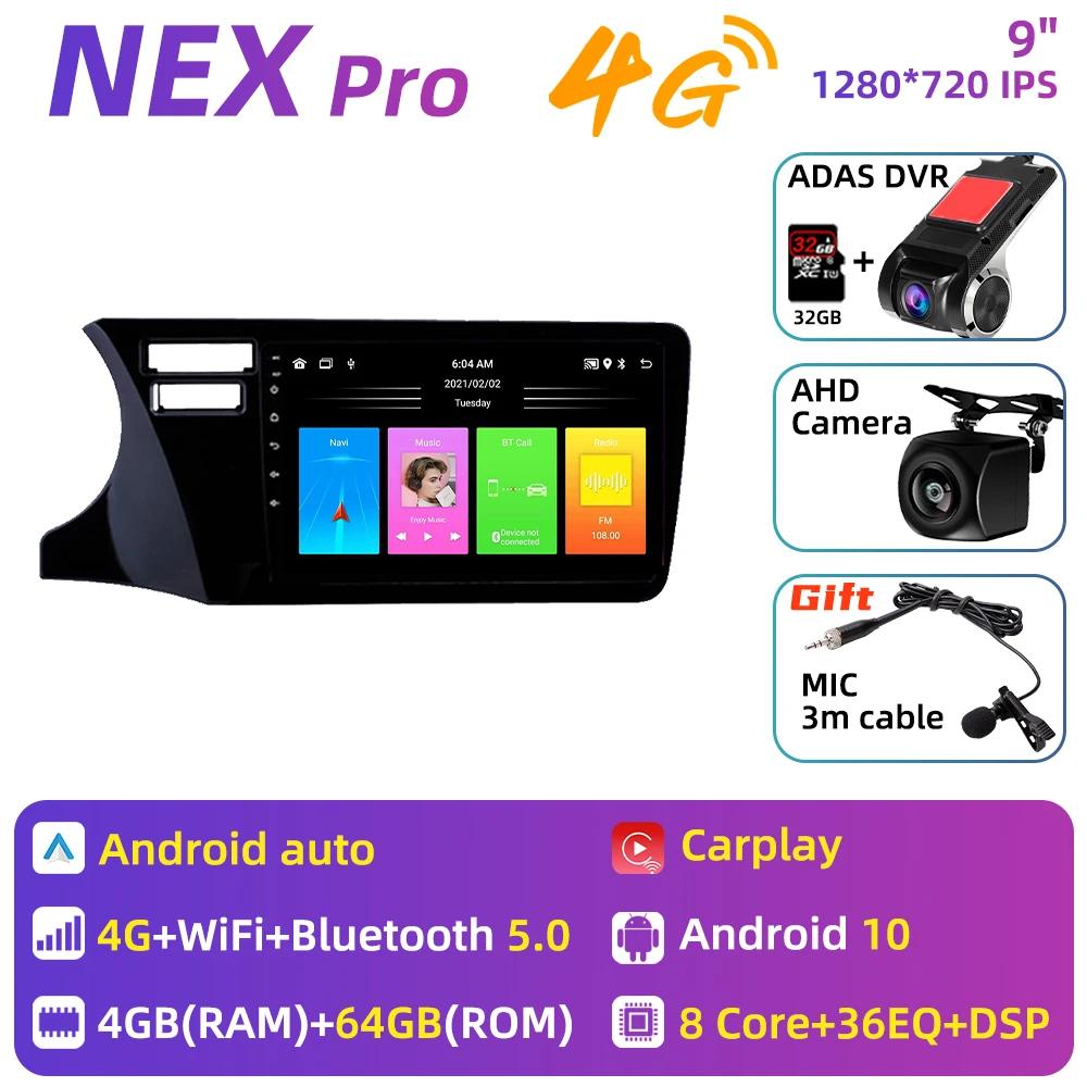2 Din Android Car Radio Stereo For Honda City 2014 - 2019 GPS Navigation Autoradio Car Multimedia Player Audio Head Unit Audio