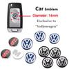 VW GTI GOLF 2026 Caliente Para VW VOLKSWAGEN 14mm Pegatina Emblema de Llave de Coche Mando a Distancia Logo de Llave Para Volkswagen VW Golf GTI Passat Tiguan