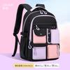 Large-capacity Candy Color Schoolbag Primary School Students Wear-resistant Backpack Simple Multicolored Casual Backpack Book