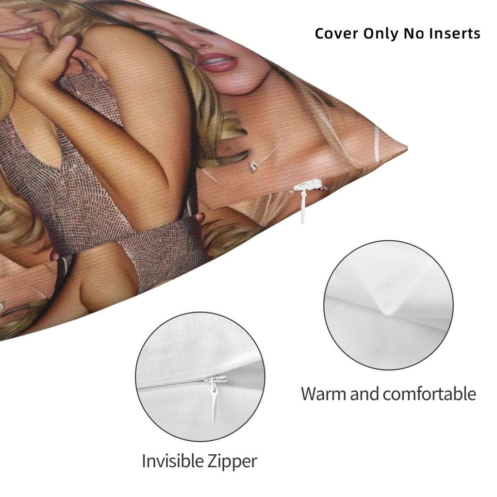 Sabrina Carpenter American Singer Pillow Cover Fashion Pillow Case Soft Cushion Cover Pillowcases For Sofa Home Decoration