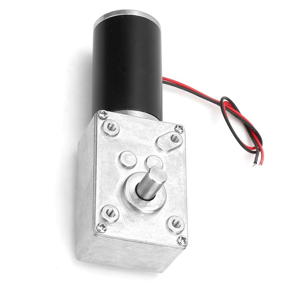 Hohes Drehmoment Reduzierte Geschwindigkeit Elektromotor Reversibler Schneckengetriebemotor 8mm Welle 12V Reversibler Schneckengetriebemotor 10-400 U/min