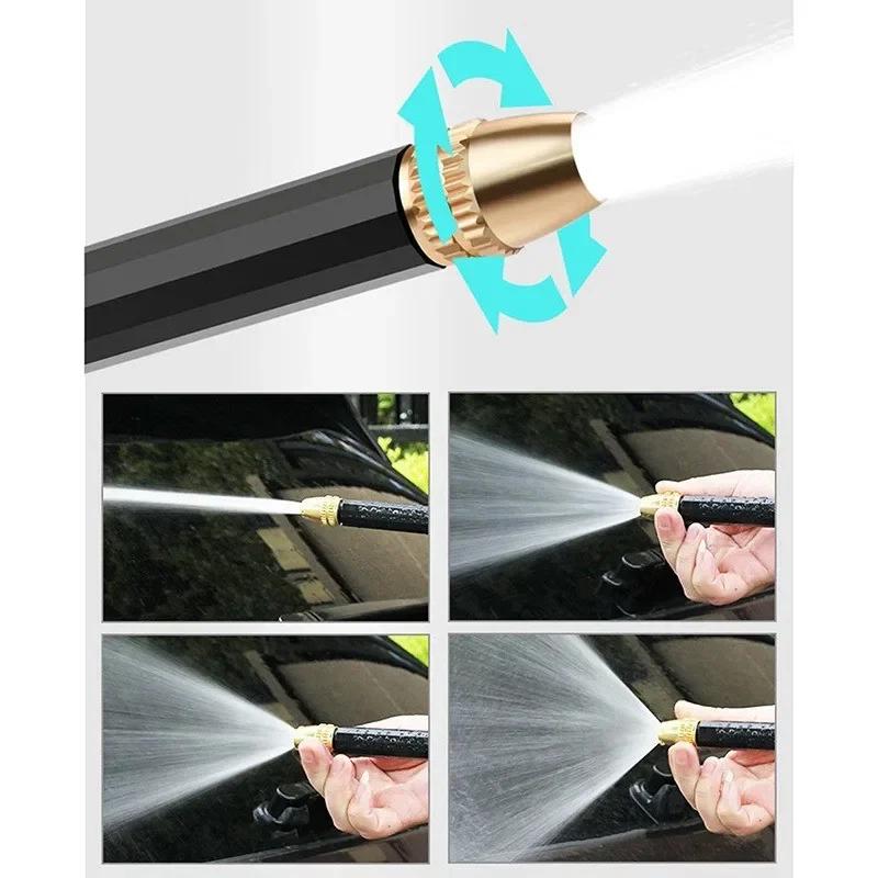 Portable High-Pressure Water Gun for Cleaning Car Wash Machine Garden Watering Hose Nozzle Sprinkler Foam Water Gun Wholesale