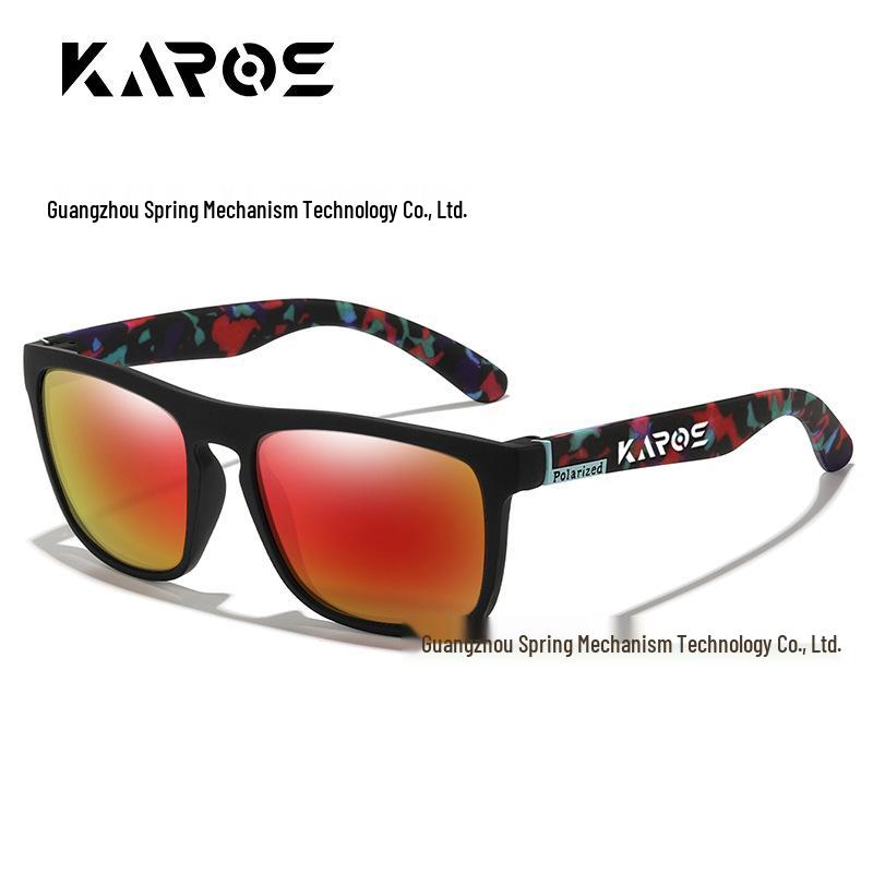 Óculos de Sol Esportivos Polarizados KAROS - Proteção Solar para Pesca, Ciclismo, Corrida, Atividades ao Ar Livre e Montanhismo