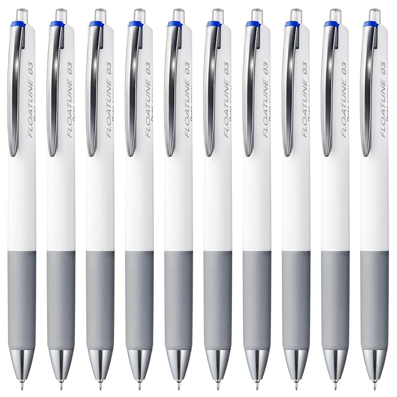 

Pentel oily ballpoint pen flow tune 0.3mm blue 10 pieces BZN203-C