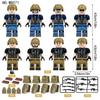 480 City Professional Police Special Police Building Block Small Particles Assembled Children'S Toys
