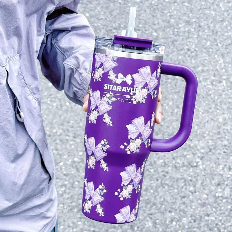 SITARAYURI Große Kapazität 304 Edelstahl Eisbrecher Thermosbecher für das Auto