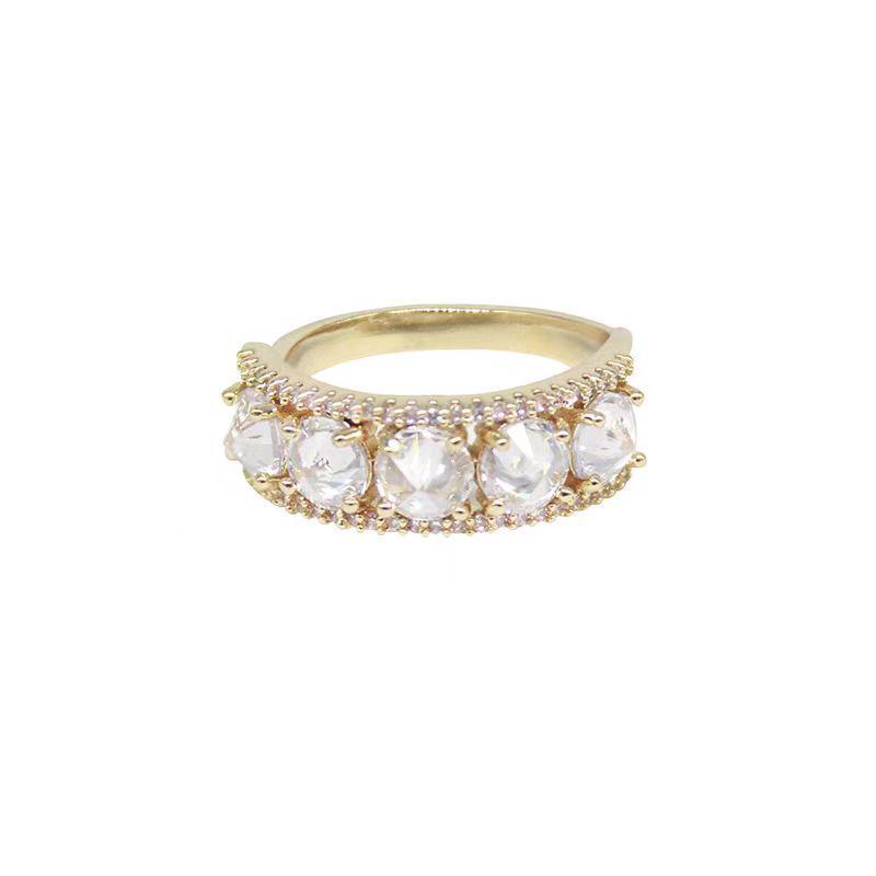Luxury Zirconia Sparkling Bowknot Adjustable Ring - Trendy and Stylish Index Finger Accessory