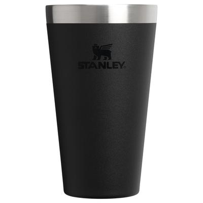 Stanley 1913 New Stacking Vacuum Pint 0.47L Black Stainless Steel Tumbler Coffee Hot Cold Beer Outdoor Sports Dishwasher Safe