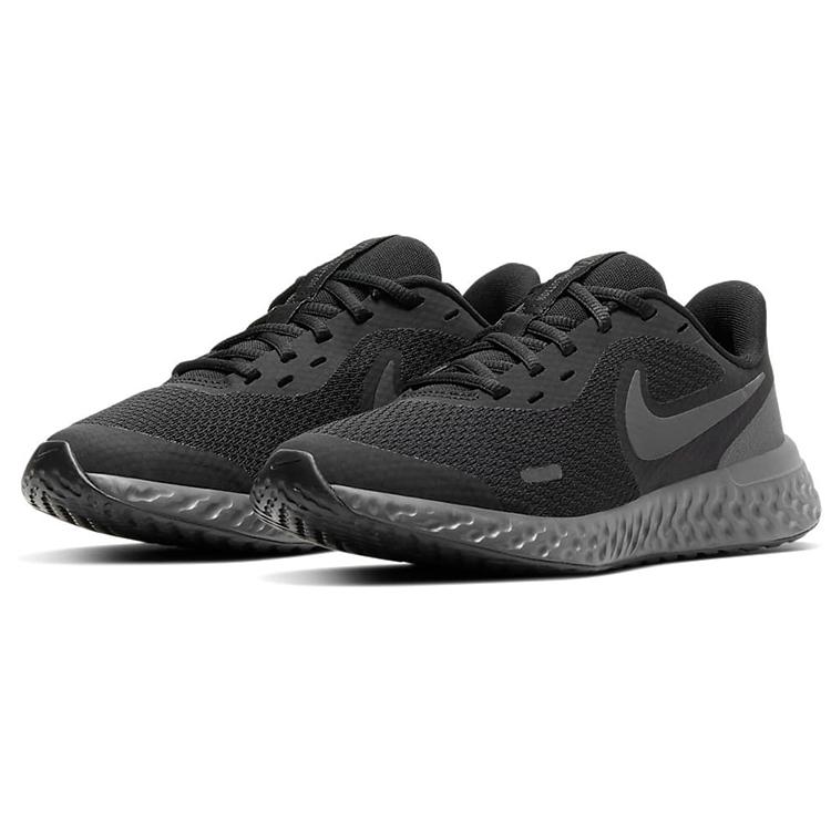 Nike REVOLUTION 5 Zapatillas de Running Bajas Tejidas para Niños Black Warrior Adolescentes BQ5671-001