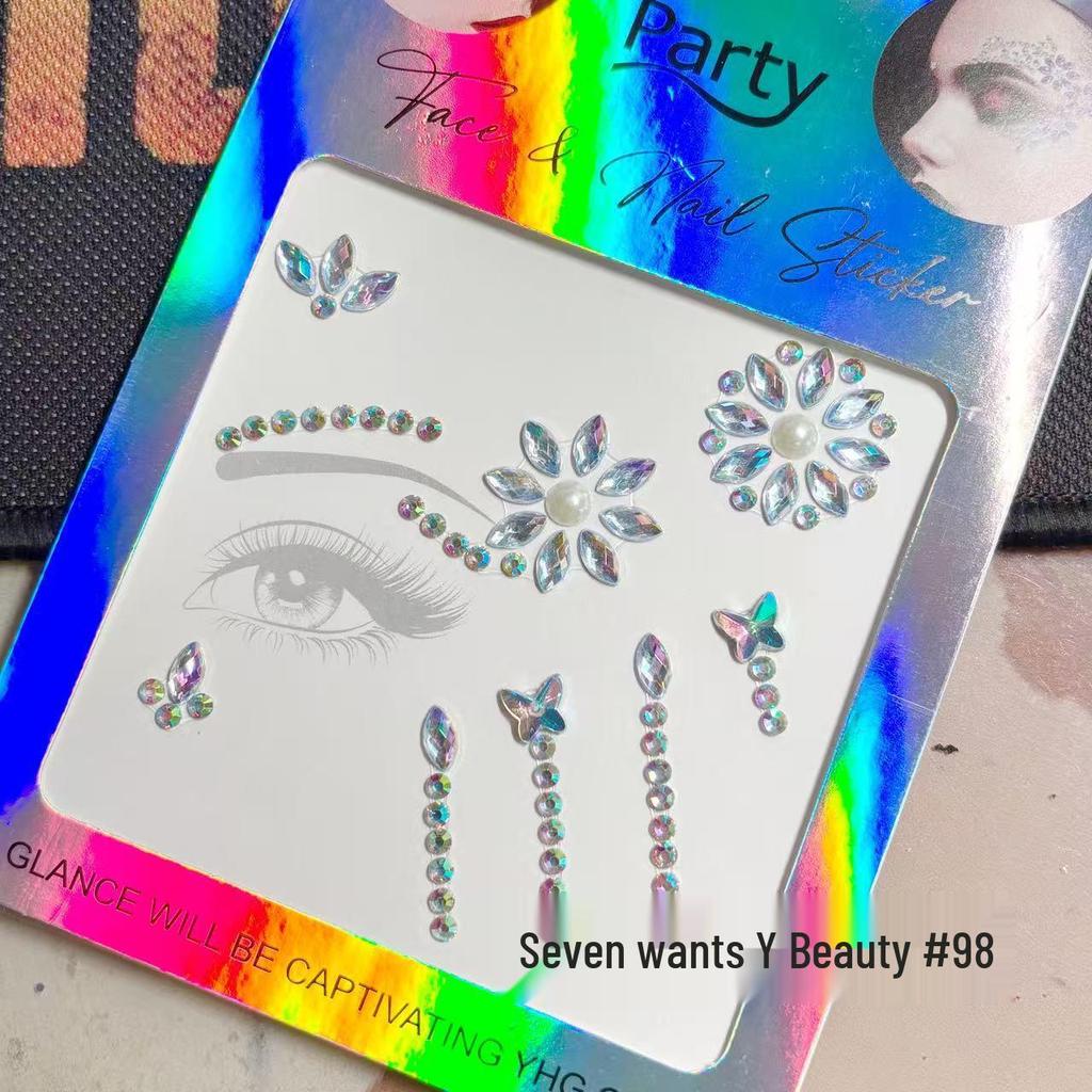 Children's Cartoon Crystal Gem Rhinestone Stickers - Decorative Diamond Decals for Toys & Stage Performance