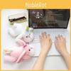 Birthday Cute Hat Prone Posture Rabbit Plush Doll Toy For Desktop Decoration