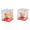 2pcs Lucky Cat 3.15 Inch Solar Powered Wealth Welcoming Waving Arm Cat for Car Dashboard WIndow Home Restaurant Decor