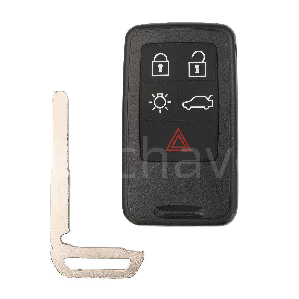 

Suitable Outer Shell Replacement for 5-Button Volvo Smart Remote Key (Note: Does Not Include Internal Components)