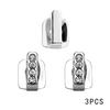 HIPHOP Gold Teeth Grills Set: 3-Piece Interdental DIY Kit & Hot-Selling Cross-Border Hip Hop Style.