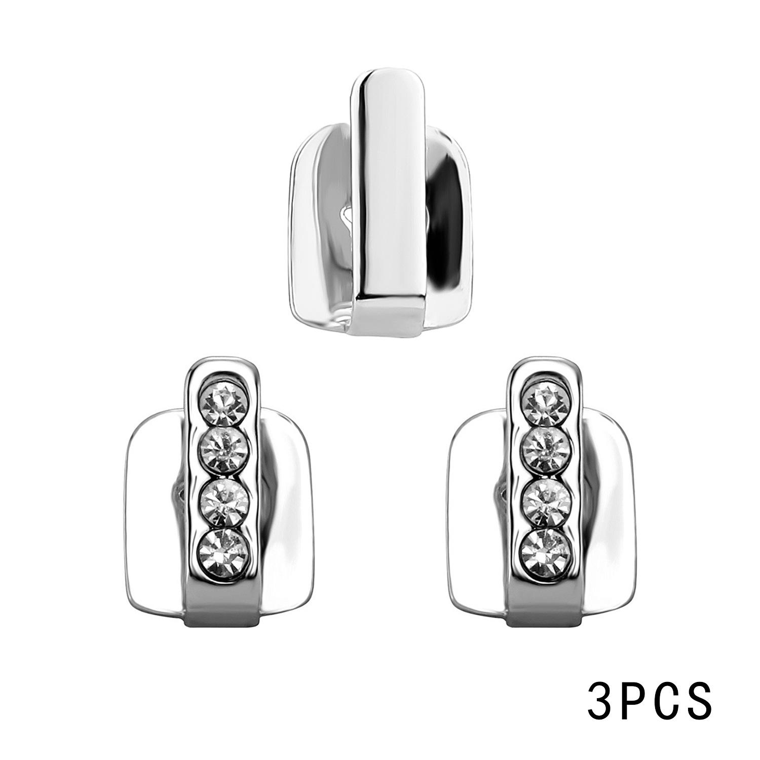 HIPHOP Goldzähne Grills Set: 3-teiliges Interdental-DIY-Kit & Heiß verkaufter Hip-Hop-Stil für den grenzüberschreitenden Verkauf.