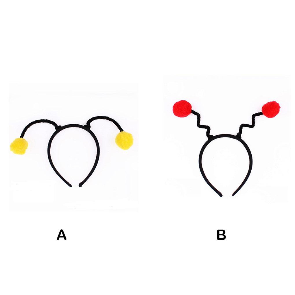 Antennen Damen Stirnband Cartoon Tier-Elemente Cosplay Requisiten Zubehör Kinder Haarband Vliesstoff Unisex Haarreif Erwachsene Party