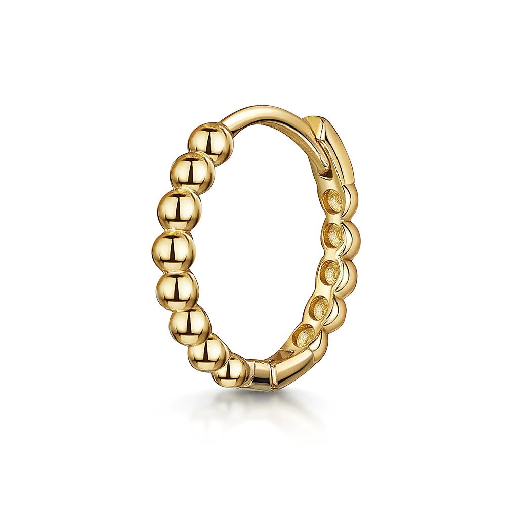 LENNIK 925 Silver Shiny Rhinestone Hoop Earrings For Women Single Cartilage Small Hoop Ear Bone Buckle Piercing Jewelry