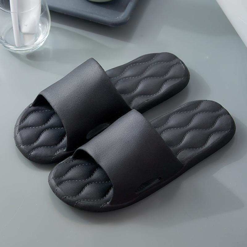 Slippers women's summer indoor home couple non-slip bathroom bath cool slippers men's summer