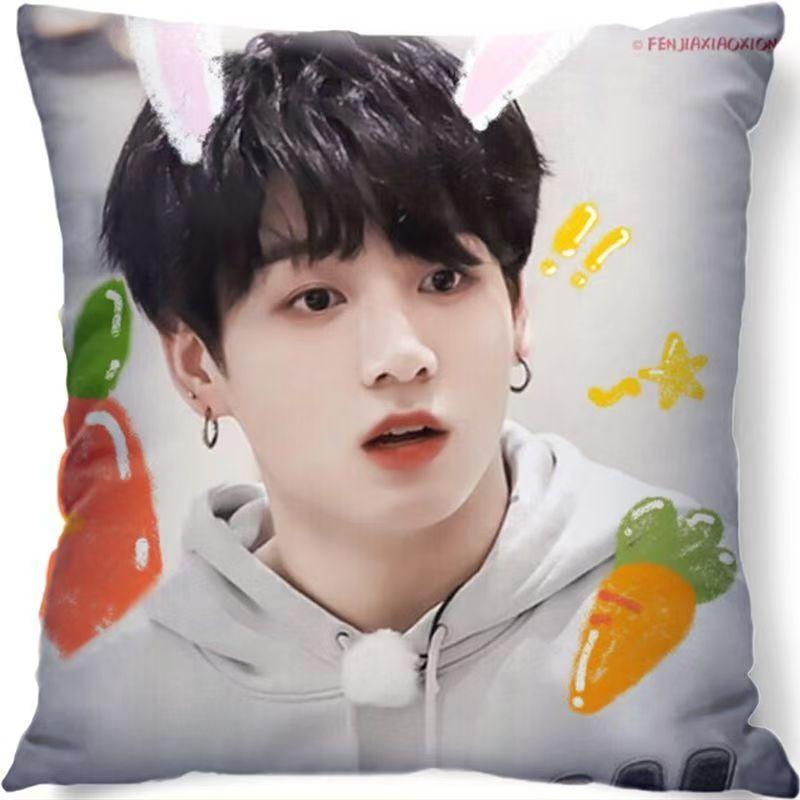 Подушка BTS Чонгук Подушка для комфорта K-pop Подушка для кровати BT21 35*35cm