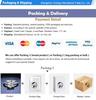 European and American Fashion White Gem Drop Pendant Head Chain Bridal Wedding Multi-Layer Rhinestone Forehead Lace Jewelry