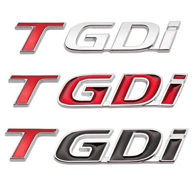 3D Metal TGDI T GDI Logo Car Side Fender Rear Trunk Emblem Sticker For Hyun-dai
