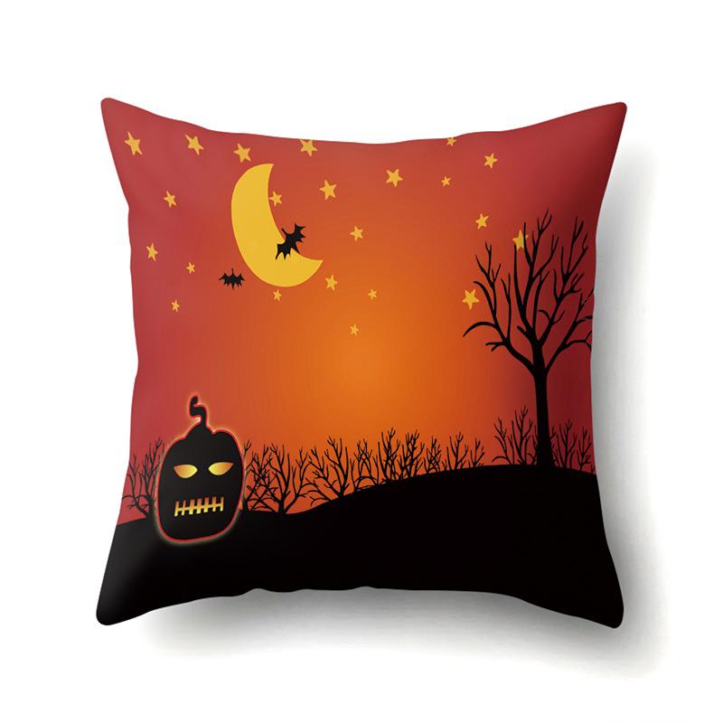 Halloween Kissenbezug Auto Lendenkissen Kürbis Sofa Kissenbezug Büro Zuhause Wohnzimmer Kissenbezug