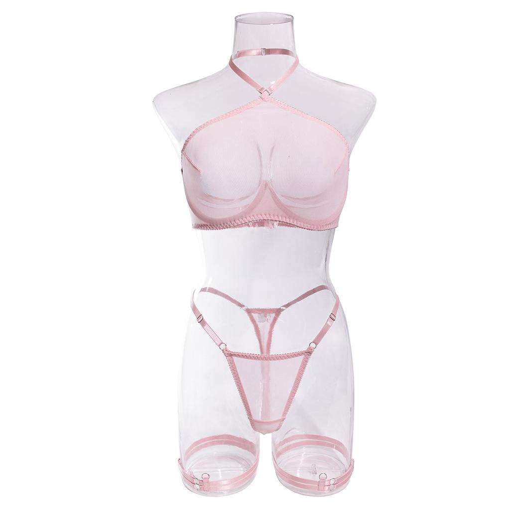 Women Transparent Underwear Set Sexy Costumes Delicate Bra Kit Push Up Sexy Lingerie Bra Panties Set Outfit Fancy Intimate