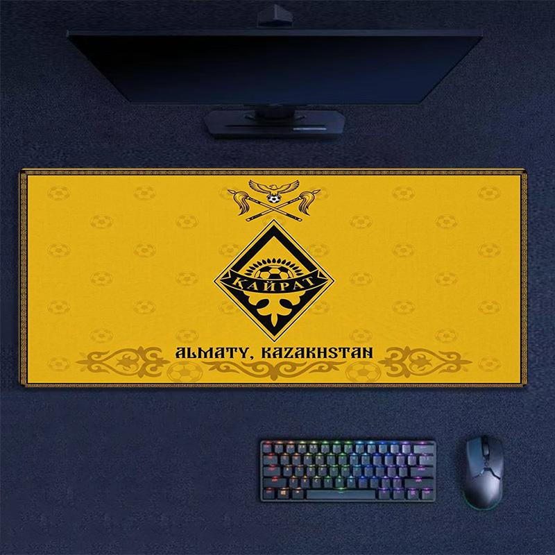 Kairat Almaty Color Mouse Pad Large Gaming Table Cushion Non-slip Laptop Tablet Big Mousepad XXL Mat Mini PC Playmat With Lock edge