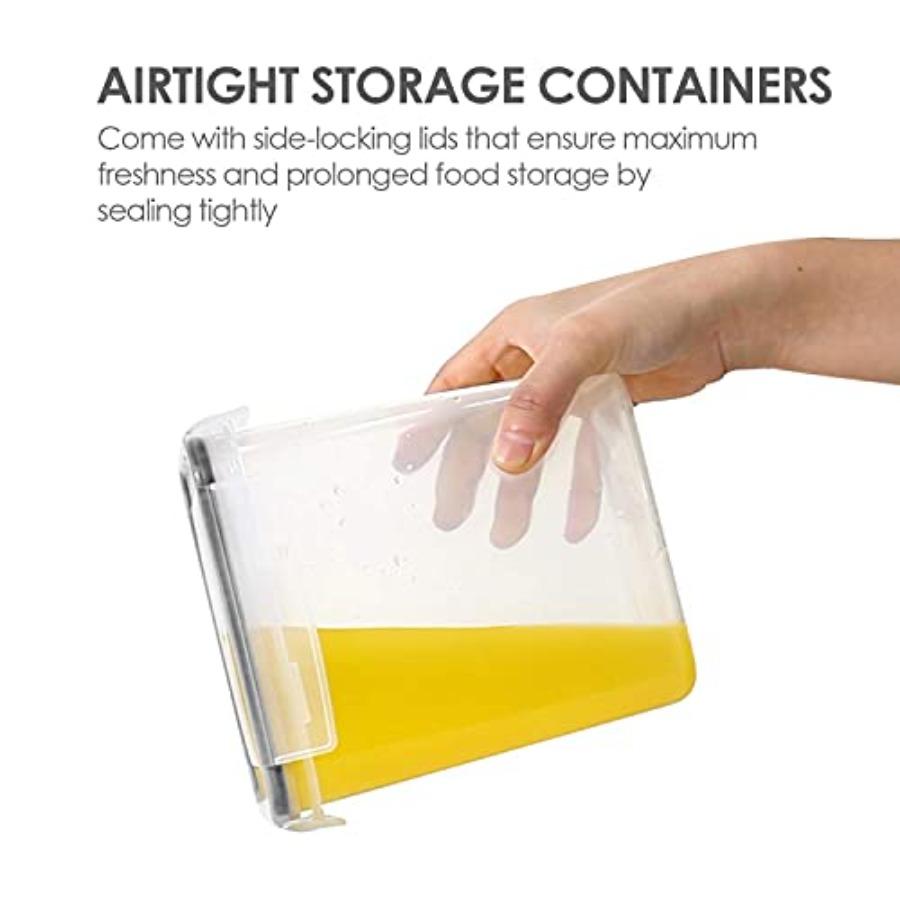 Vtopmart 32pcs Airtight Food Storage Containers Set BPA Free Plastic Kitchen and Pantry Organization Canisters with Lids for Ce