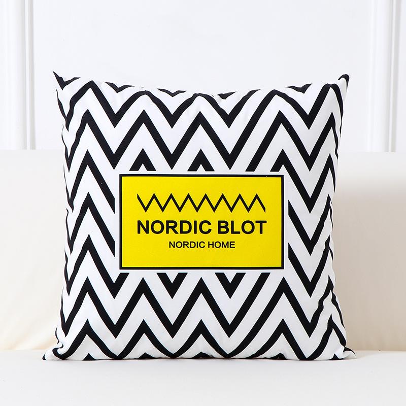 Pillow Cushion Office Waist Cushion Living Room Chair Sofa Waist Cushion Nordic Ins Style Simple and Modern