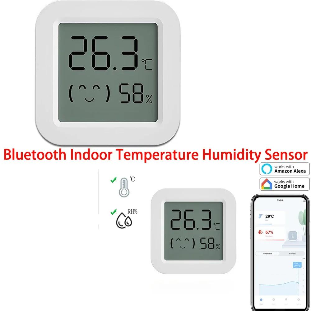 Kabelloser Temperatur- und Feuchtigkeitssensor Echtzeit-Überwachung Intelligentes WiFi-Thermometer-Hygrometer-Sensor Intuitiver Komfortindikator für Zuhause