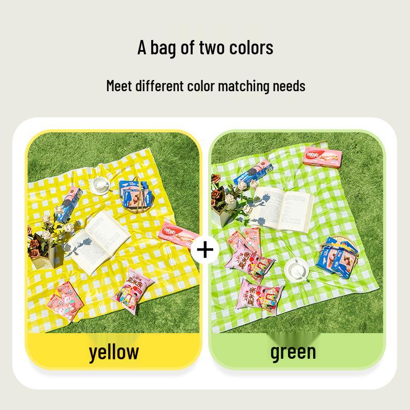 Portable Waterproof & Sand-Resistant Picnic Mat for Beach, Camping & Festivals