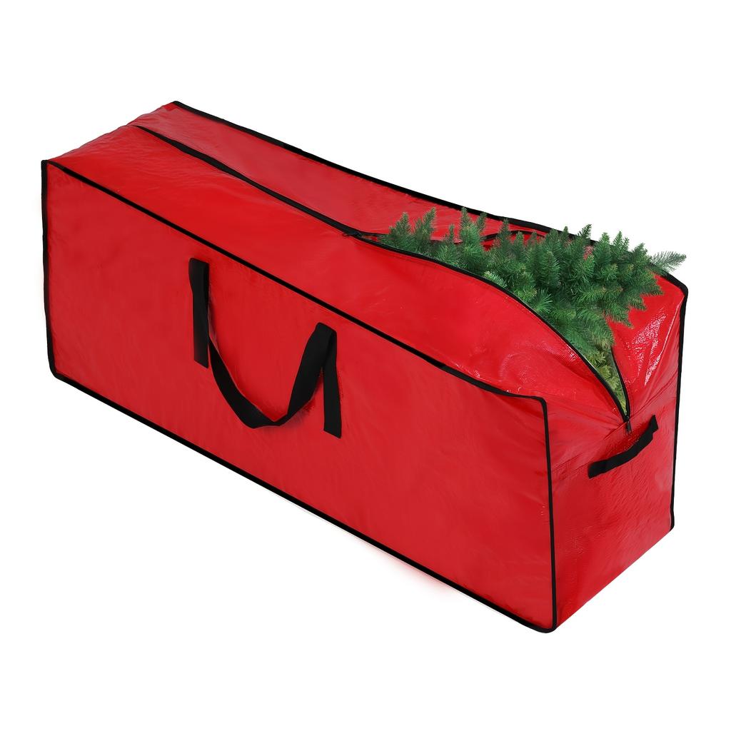 Weihnachtsbaum Aufbewahrungstasche für bis zu 228,6 cm zerlegte Bäume mit verstärkten Griffen & Doppelreißverschluss Staub- & Feuchtigkeitsschutz
