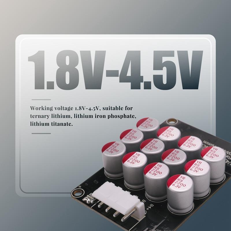 A29F-4S 5A Whole Group Balancer Active BMS Board Lithium Lipo Lifepo4 Battery Equalizer Energy Transfer Capacitor